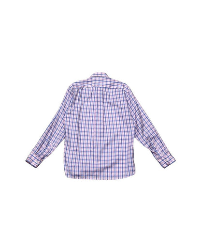 Plaid Button-Up Shirt