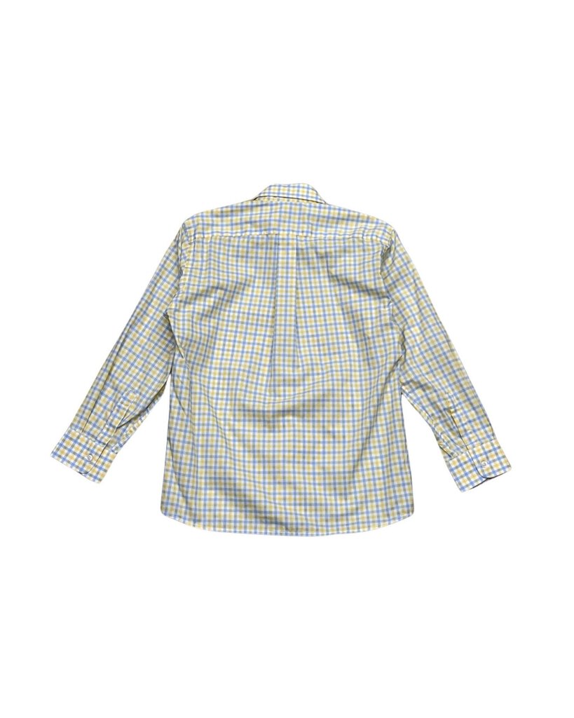 Plaid Button-Up Shirt