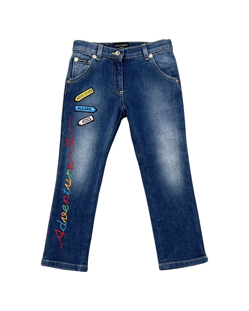 Embroidered Jeans