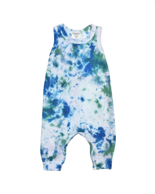 Tie Dye Terry Romper