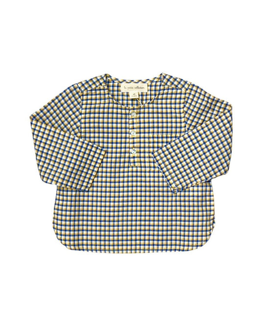 Plaid HenleyTop